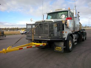 Prime Mover in a Push Truck configuration (with counterweight)