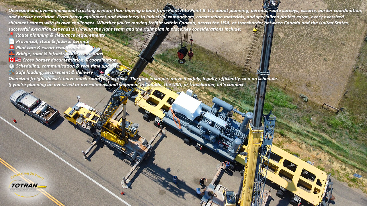 Oversized and over-dimensional trucking is more than moving a load from Point A to Point B.